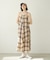 PLAID CAMISOLE DRESS