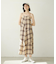 PLAID CAMISOLE DRESS