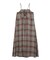 PLAID CAMISOLE DRESS