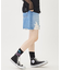 DISTRESSED DENIM SHORTS