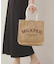 MILKFED. JUTE TOTE BAG