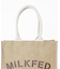 MILKFED. JUTE TOTE BAG