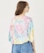 TIE DYE WIDE S/S TOP
