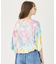 TIE DYE WIDE S/S TOP