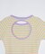 OPEN BACK STRIPE S/S TOP