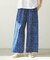 FLORAL WIDE PANTS