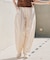 WIDE TUCK PANTS
