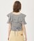 GINGHAM RUFFLE TOP