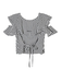 GINGHAM RUFFLE TOP