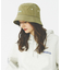EMBROIDERRED BAR LOGO BUCKET HAT