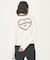 ROUNDED HEART LOGO L/S TOP