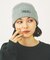 RUBBER PATCH KNIT CAP