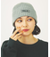 RUBBER PATCH KNIT CAP