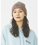 RUBBER PATCH KNIT CAP