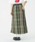 PLAID LONG SKIRT