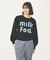 MILKFED LOGO KNIT TOP
