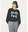 MILKFED LOGO KNIT TOP