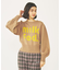 MILKFED LOGO KNIT TOP