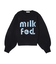 MILKFED LOGO KNIT TOP