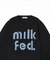 MILKFED LOGO KNIT TOP
