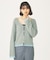 SCALLOP HEM KNIT CARDIGAN