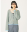 SCALLOP HEM KNIT CARDIGAN