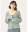 SCALLOP HEM KNIT CARDIGAN