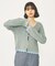 SCALLOP HEM KNIT CARDIGAN