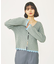 SCALLOP HEM KNIT CARDIGAN