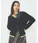 SCALLOP HEM KNIT CARDIGAN