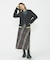 SCALLOP HEM KNIT CARDIGAN
