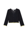 SCALLOP HEM KNIT CARDIGAN