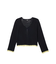 SCALLOP HEM KNIT CARDIGAN