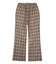 PLAID FLARED PANTS