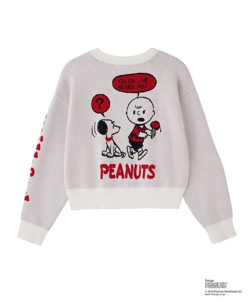 【新品タグ付き】 MILKFED.x PEANUTS スヌーピー カーディガン MILKFED.x PEANUTS 75th KNIT CARDIGAN｜ミルクフェドの通販｜&mall