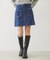 DENIM ZIP SKIRT