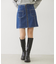 DENIM ZIP SKIRT