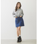 DENIM ZIP SKIRT