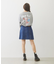 DENIM ZIP SKIRT