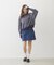DENIM ZIP SKIRT