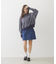 DENIM ZIP SKIRT