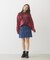 DENIM ZIP SKIRT