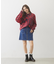 DENIM ZIP SKIRT