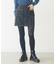 DENIM ZIP SKIRT