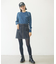 DENIM ZIP SKIRT