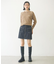 DENIM ZIP SKIRT