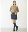 DENIM ZIP SKIRT