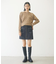 DENIM ZIP SKIRT