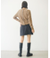 DENIM ZIP SKIRT