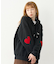 LOVE HEART ELBOW SWEAT HOODIE